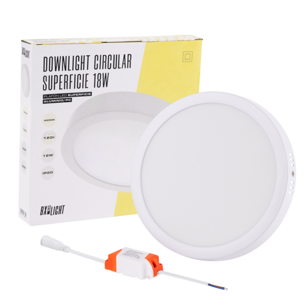 Plafón LED 18W 1.190Lm 6000ºK 40.000H  [BX3-JM18WR-CW]