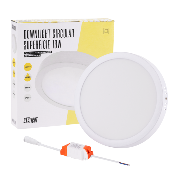 Plafón LED 18W 1.190Lm 6000ºK 40.000H  [BX3-JM18WR-CW]
