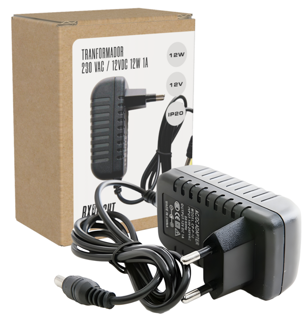 Transformador LED 230VAC/12VDC 12W 1A  [BX3-KDTR1212W]