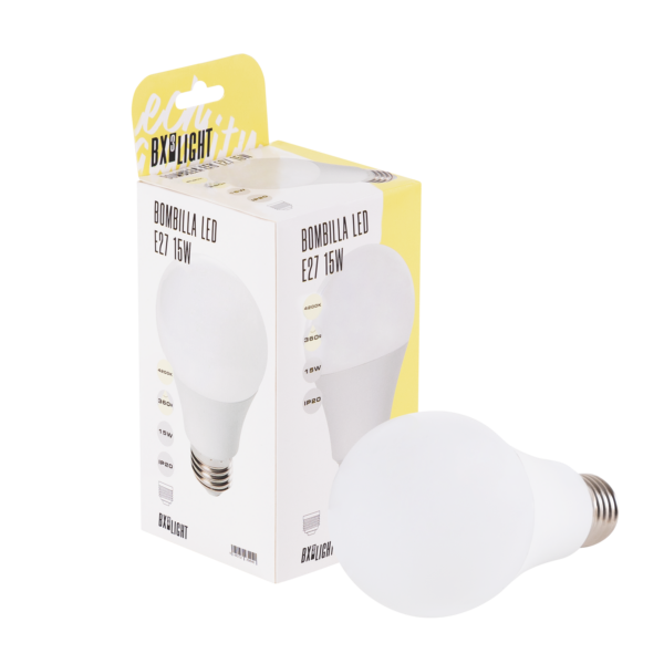 Bombilla Led E27 15W 1.250Lm 6000ºK A60 40.000H [BX3-LM7048-CW]