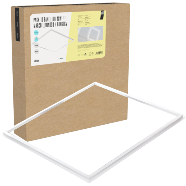 Pack 10 Panel Led  - Modular 600x600 48W 6000 K [BX3-LPF-6060-48W-CW]