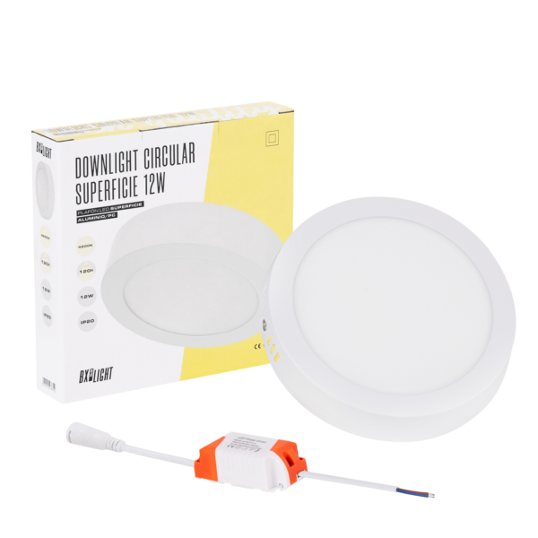 Plafón LED 12W 930Lm 6000ºK Circular 40.000H  [BX3-MZMD01-12W-CW]