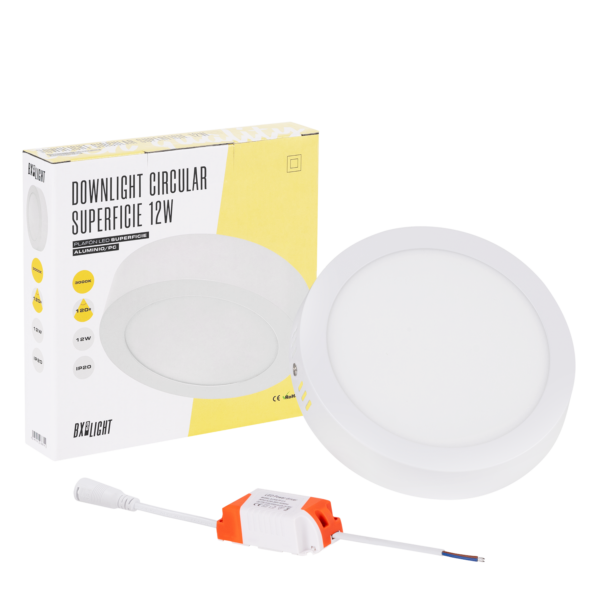 Plafón LED 12W 930Lm 6000ºK Circular 40.000H  [BX3-MZMD01-12W-CW]