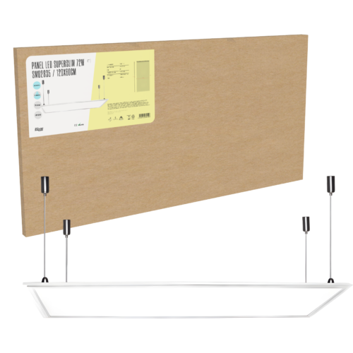 Panel Led  -  Superslim Modular 1200x600 72W 6000 K [BX3-PAN120060072W-CW]