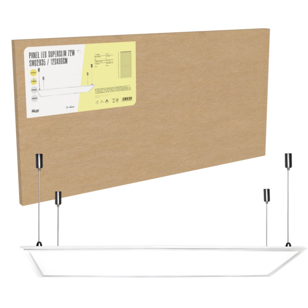 Panel Led  -  Superslim Modular 1200x600 72W 6000 K [BX3-PAN120060072W-CW]