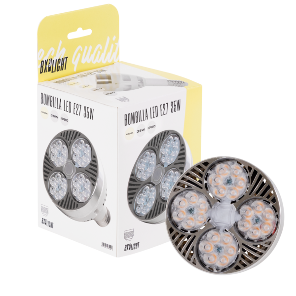 Bombilla LED E27 35W 2.800Lm 6000ºK PAR30 Ventilador 40.000H   [BX3-PAR30-35-WF-CW]