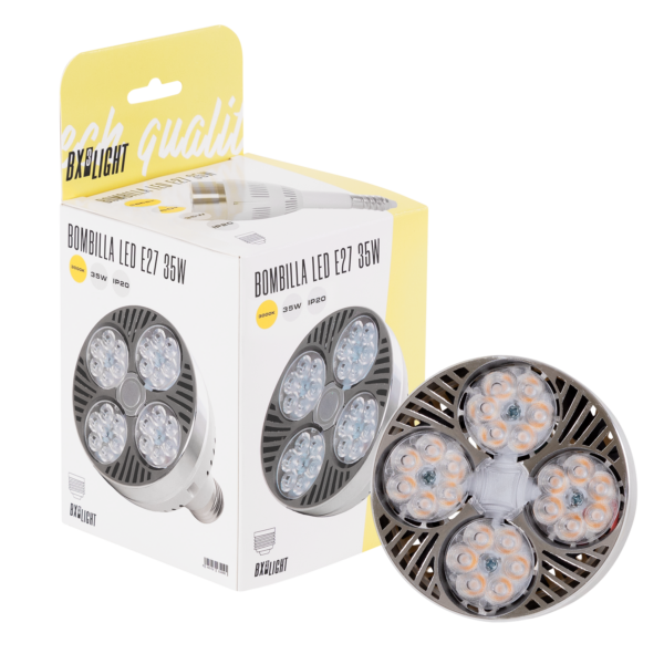 Bombilla LED E27 35W 2.800Lm 6000ºK PAR30 Ventilador 40.000H   [BX3-PAR30-35-WF-CW]