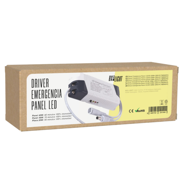Driver Emergencia Panel LED > 120Min [BX3-PCTMBW0P0]