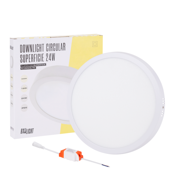 Plafón LED 24W 1.900Lm 6000ºK Circular 40.000H  [BX3-PLAF-C-24W-CW]