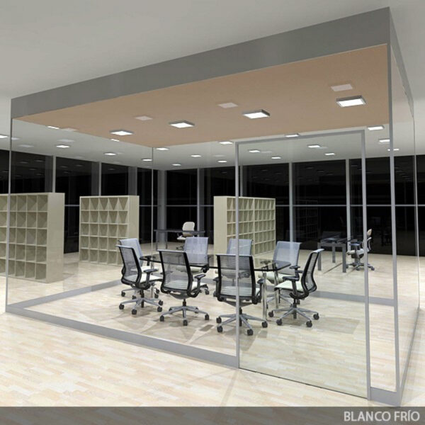 Plafón LED 24W 1778Lm  6000ºK Cuadrado 40.000H  [BX3-PLAF-R-24W-CW]