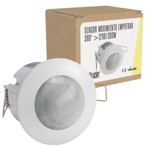 Sensor Movimiento Empotrar 360º >1200/300W [BX3-SB-BS041]