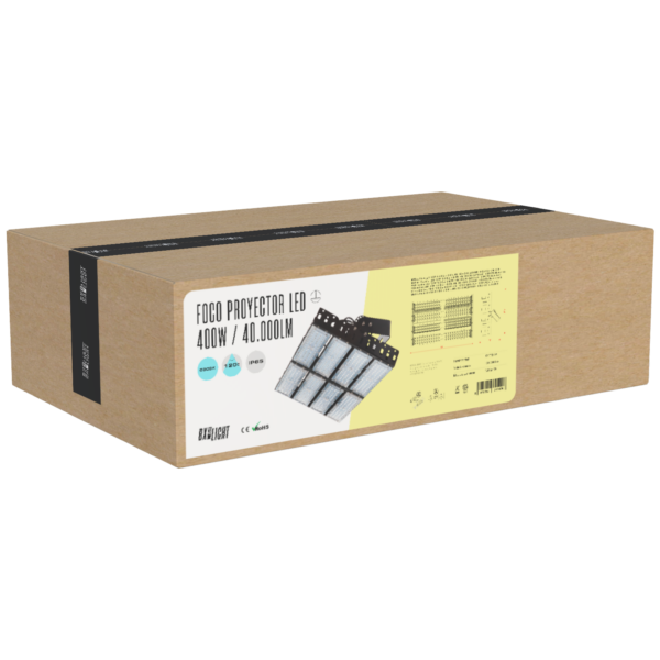 Foco Proyector LED 400W 40.000Lm 6000ºK IP65 100.000H  [BX3-SDF- 400W-CW]