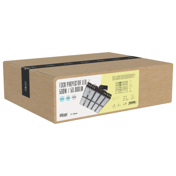Foco Proyector LED 500W 50.000Lm 6000ºK IP65 100.000H  [BX3-SDF- 500W-CW]