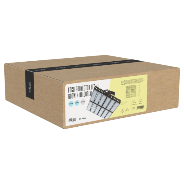 Foco Proyector LED 600W 60.000Lm 6000ºK IP65 100.000H  [BX3-SDF- 600W-CW]