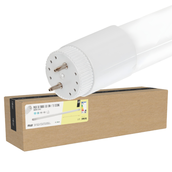 Pack 30 Tubos Led T8 18W 1.440Lm 6000ºK 1200mm 40.000H [BX3-T8-PC-1,2M-30-CW]