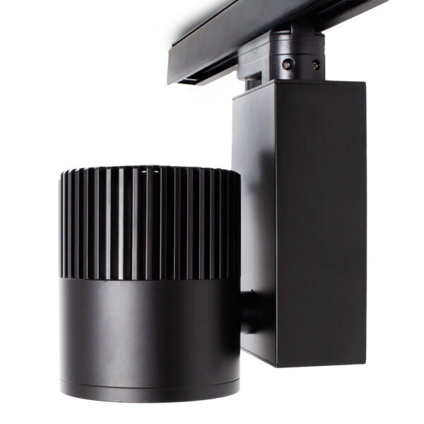 Foco de Carril LED  40W 3600Lm CRI90 4200ºK Trifásico UGR17 50.000H   [BX3-TR40W-BLACK-W]