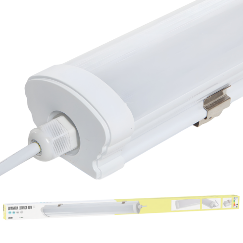 Equipo Estanco LED 40W 3.600Lm 6000ºK 120Cm IP65 50.000H   [BX3-WP-40W-1200-CW]