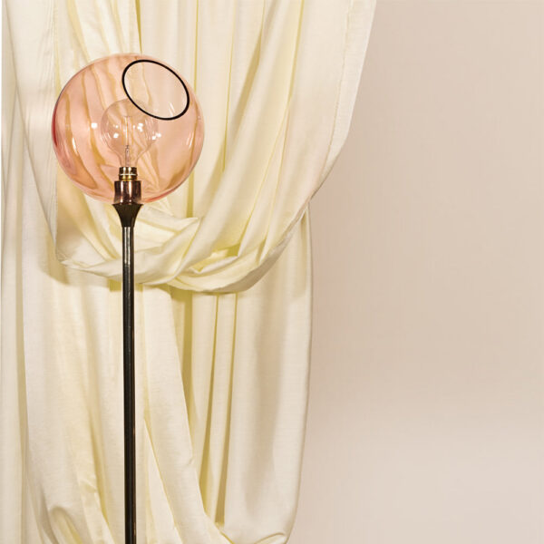 Lámpara Suelo "Ballroom Smoke" E27 Sin Bombilla