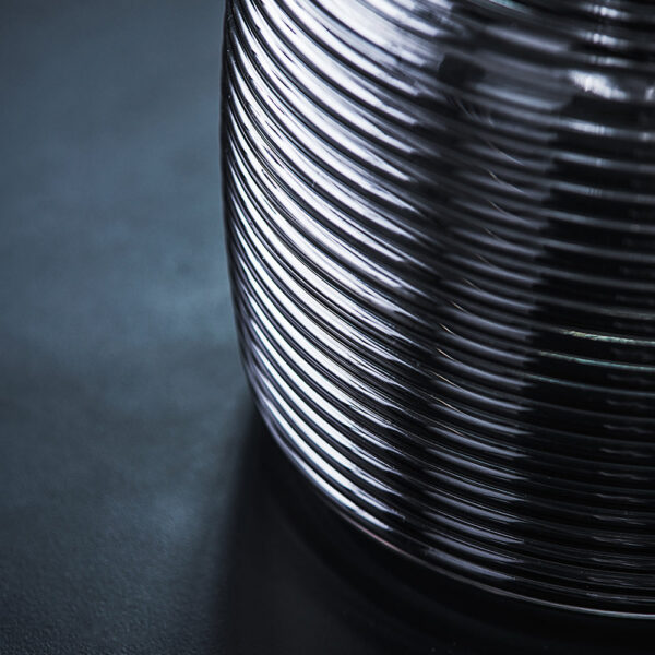 Lámpara Colgante "New Wave Stripe Smoke" E27 Sin Bombilla