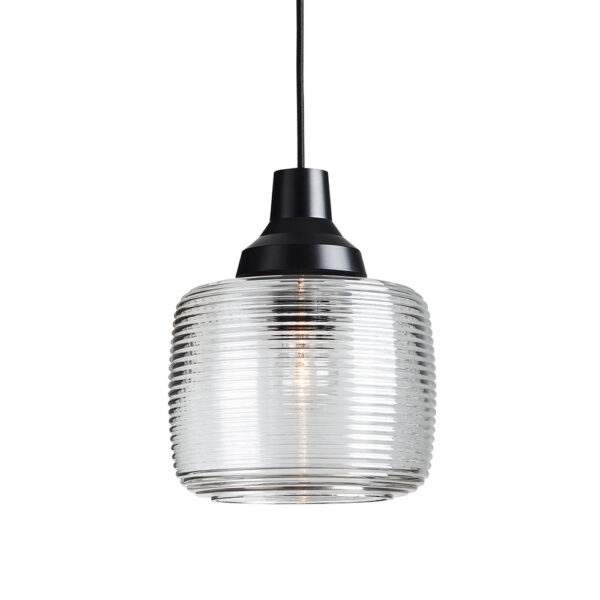 Lámpara Colgante "New Wave Stripe Clear" E27 Sin Bombilla