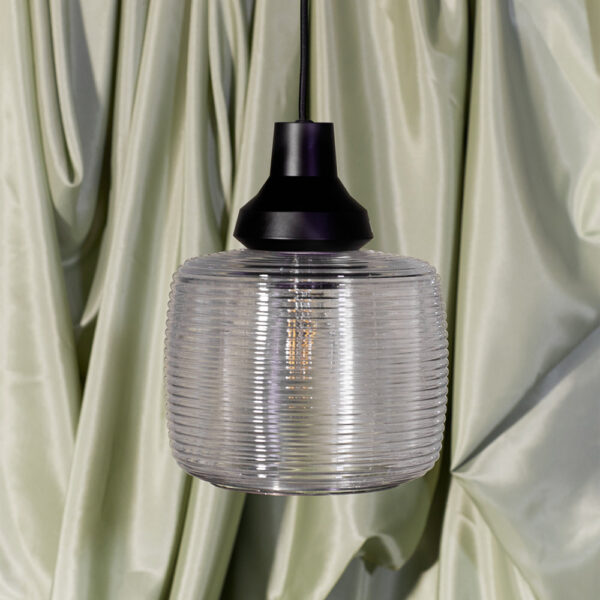 Lámpara Colgante "New Wave Stripe Clear" E27 Sin Bombilla