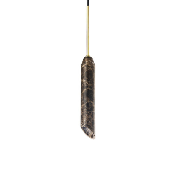 Lámpara Colgante "Marble Art Brown" GU10 Sin Bombilla