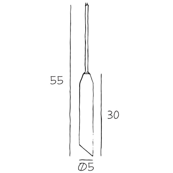 Lámpara Colgante "Marble Art Charcoal" GU10 Sin Bombilla