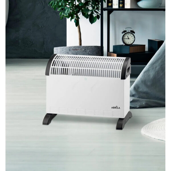 Convector Falla 2000W Blanco 3 Potencias Termosto regulable, Protección Sobrecalentamiento,mAsa Y Funcion Turbo 39x53x20cm