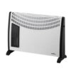 Convector Falla 2000w Blanco 3 Potencias Funcion Turbo Protección Sobrecalentamiento, Asa, Termostato Regulable 48x68,5x20cm