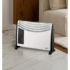 Convector Falla 2000w Blanco 3 Potencias Funcion Turbo Protección Sobrecalentamiento, Asa, Termostato Regulable 48x68,5x20cm