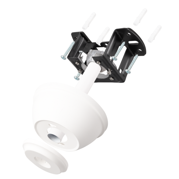 Ventilador Dc Escorpion Función Verano-Invierno 59w Blanco 4 Aspas desplegables 107d Reg.intensidad  6980lm 3000-4000-6000k Remo