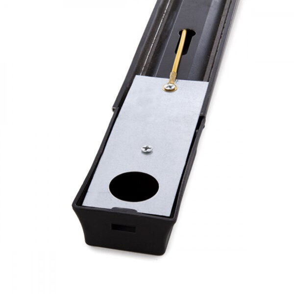 Carril Monofásico Focos LED 1M Negro [HO-218000CARRILN]