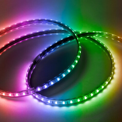 Tira de 60 LEDs/M 10W SMD5050 220VAC IP65 RGB x1M 40.000H  [HO-220-60-50-RGB]
