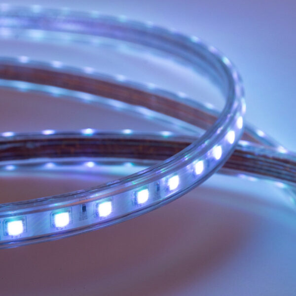 Tira de 60 LEDs/M 10W SMD5050 220VAC IP65 RGB x1M 40.000H  [HO-220-60-50-RGB]