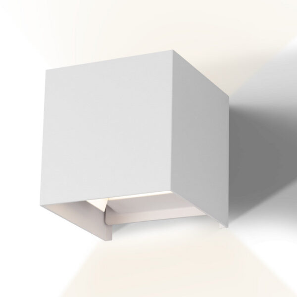 [HO-APL06-IP65-W-W] Aplique LED Exterior 2x5W 100Lm/W IP65 Blanco 4000K [HO-APL06-IP65-W-W]