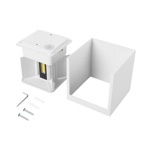 [HO-APL06-IP65-W-W] Aplique LED Exterior 2x5W 100Lm/W IP65 Blanco 4000K [HO-APL06-IP65-W-W]