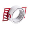 ho_aro_iy2_2-1 Aro Foco Downlight Circular Aluminio Blanco Basculante Integración Yeso Ø75mm
