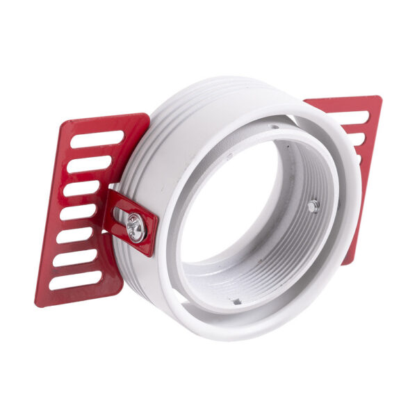 ho_aro_iy2_2-1 Aro Foco Downlight Circular Aluminio Blanco Basculante Integración Yeso Ø75mm