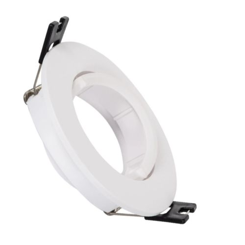 Aro Foco Downlight 1xGU10 Policarbonato Circular Blanco