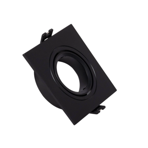 ho_arogu10_1_pc_s_b_0 Aro Foco Downlight 1xGU10 Policarbonato Rectangular Negro