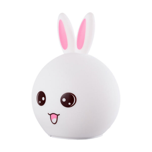 Lampara Nocturna de Mesa Led Infantil Quitamiedos y Recargable "Babyrabbit"   [HO-BABYRABBIT-WW-CW]