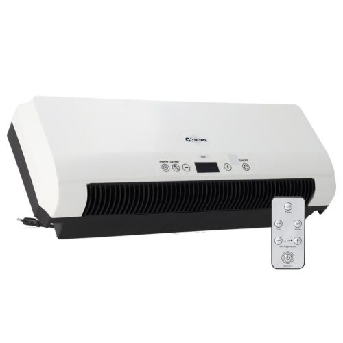 Calefactor PTC + Ventilador 1600W Control Remoto Blanco