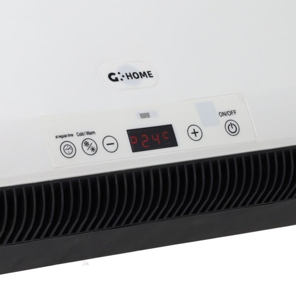 Calefactor PTC + Ventilador 1600W Control Remoto Blanco