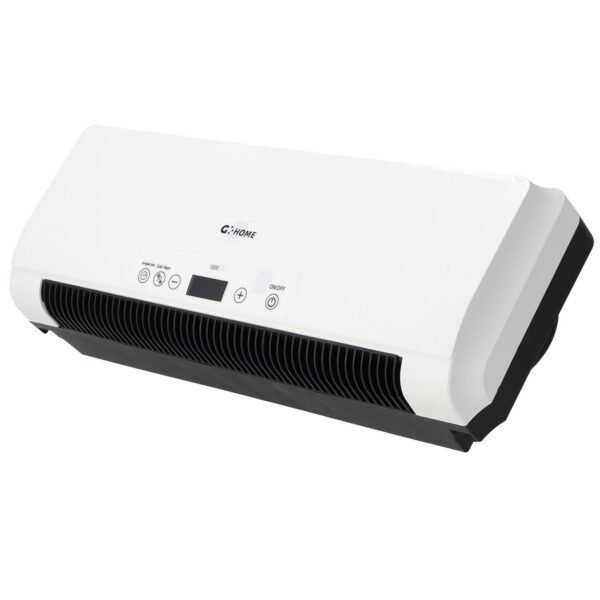Calefactor PTC + Ventilador 1600W Control Remoto Blanco