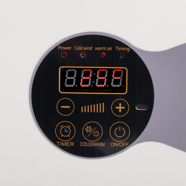 Calefactor PTC + Ventilador 1800W Control Remoto Blanco