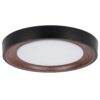 Plafón LED Decorativo 30W CCT 3000-6000ºK (Tonalidad Luz Regulable) Control Remoto Acabado Negro