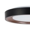 Plafón LED Decorativo 30W CCT 3000-6000ºK (Tonalidad Luz Regulable) Control Remoto Acabado Negro