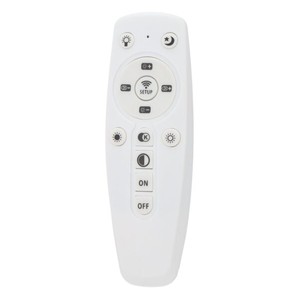 [HO-CCT-DECO-07-30W-W] Plafón LED Decorativo 30W CCT 3000-6000ºK (Tonalidad Luz Regulable) Control Remoto Acabado Blanco