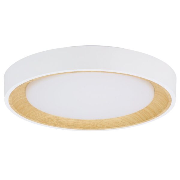 [HO-CCT-DECO-07-30W-W] Plafón LED Decorativo 30W CCT 3000-6000ºK (Tonalidad Luz Regulable) Control Remoto Acabado Blanco