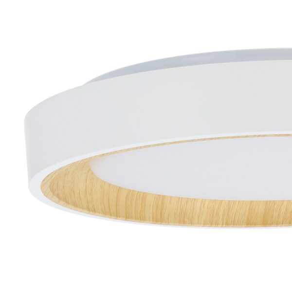 [HO-CCT-DECO-07-30W-W] Plafón LED Decorativo 30W CCT 3000-6000ºK (Tonalidad Luz Regulable) Control Remoto Acabado Blanco